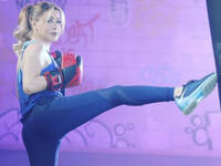 Nawal Al Zoghbi took her new gym addiction to her latest music video release Alou They Said
