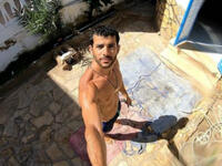 Looking at the pictures closely one can easily notice a transformation in Ramez's body