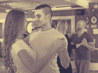 Slow dancing is a type of partner dance in which a couple dance slowly, swaying to the music. It is mostly familiar during wedding parties. (Shutterstock/ File)