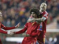 لاعب الوسط البلجيكي مغربي الأصل مروان فيلايني (مانشستر يونايتد)