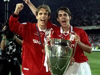 الشقيقان الإنجليزي فيليب وغاري نيفيل: لعبا سوياً في صفوف مانشستر يونايتد