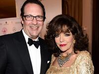 جوان كولينز / بيرسي غيبسون: جوان ممثلة بريطانية عمرها 83 عاماً، متزوجة من المنتج بيرسي، بفارق (30 عاما)
