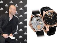 مدرب ريال مدريد زين الدين زيدان يرتدي IWC Portuguese Tourbillon Mystere .