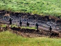 Palestine's new dawn started with a breach at Israeli borders in May 2011 as a 'Nakba' Surprise: People
power knocked uninvited at the borders from Lebanon, Syria and Gaza in a synchronized onslaught. This existential threat was
easily rebuffed by Israeli defence, with Lebanon-Syria incurring some losses, causing a scene more than anything else.