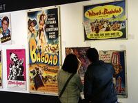  In a Beirut cultural centre, Lebanese film buff Abboudi Abu Jawdeh is exhibiting vintage film posters from his collection that show off a lost art, but also offer insight into decades of Western cliches of the Arab world. JOSEPH EID / AFP