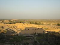 A picture taken on June 29, 2019 shows a general view of the ancient archaeological site of Babylon, south of the Iraqi capital Baghdad.  Hussein FALEH / AFP