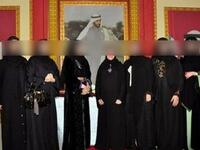 الشيخة الإماراتية حمدة آل نهيان وبناتها السبع: أدانتهم محكمة في العاصمة البلجيكية، بروكسل، عام 2017، بالاتجار بالبشر والتعامل المهين مع من يعملون في خدمتهن.