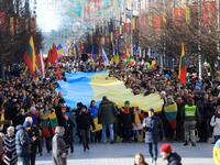 Protesters Around the World Rally for Ukraine