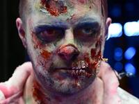 A cosplayer attends the Middle East Film & Comic Con on April 13 , 2019, in Dubai.  GIUSEPPE CACACE / AFP