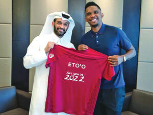 Al Thawadi and Eto'o
