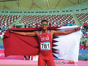 Samba wins gold (Photo: Qatar Tribune)