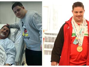 Ali participated in the Special Olympics in Abu Dhabi last March and won a gold medal for the UAE in swimming. (Photo: Khaleej Times)