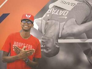 Qatari high jumper Mutaz Barshim is second on the world all-time list at 2.43m. (Photo: IAAF)