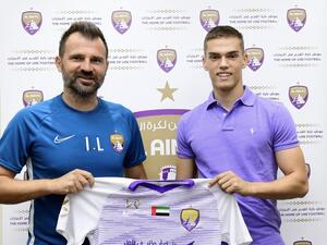 Al Ain's coach Ivan Leko (left) with Andrija Radovanovic (Photo: Twitter)