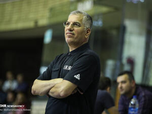 Iran basketball coach Mehran Shahintab