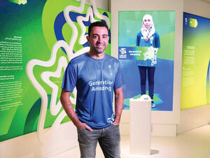 Xavi (Photo: Qatar Tribune)