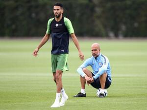 رياض محرز وغوارديولا