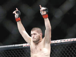 A ferocious wrestler, Khabib ‘the Eagle’ Nurmagomedov holds a record of 28 wins with no losses.