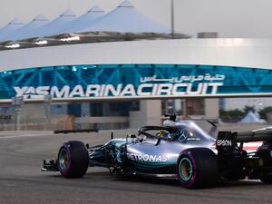 Lewis Hamilton competes during the qualifying session at the Yas Marina circuit on November 24, 2018. (AFP file)