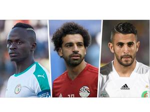 محرز وصلاح وماني