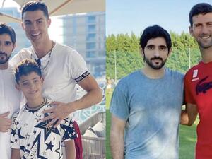  The two sports giants are in Dubai for the New Year celebrations. (Instagram)