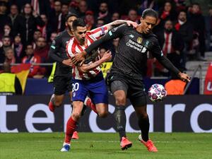 من مواجهة الذهاب بين أتلتيكو مدريد وليفربول