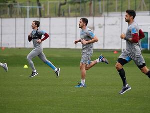 Small group of players join Monday's training session following coronavirus protocols (Photo: AA)