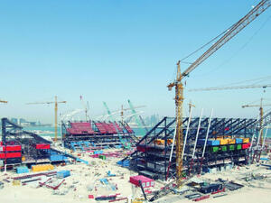 Ras Abu Aboud Stadium (Photo: Qatar Tribune)