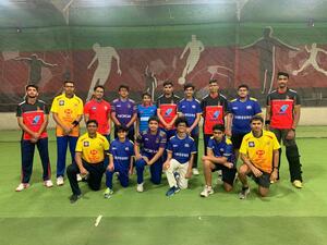 The G Force Cricket Academy students turned up for their training session wearing the jerseys of their favorite IPL teams. (Supplied photo)