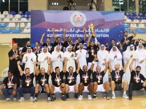Kuwait Sports Club basketball team (Photo: KUNA)