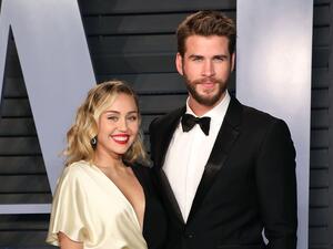 مايلي سايريس وزوجها ليام همسوورث