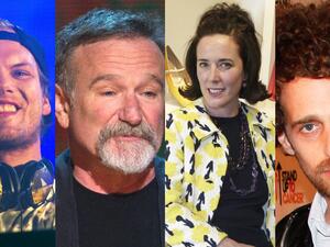 إسحاق كابي وكيت سبيد وروبين ويليامز وأفيتشي