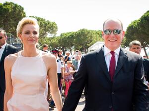 الأميرة شارلين وزوجها الأمير ألبرت