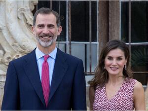 الملكة ليتيزيا والملك فيليب