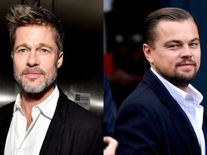 ليوناردو دي كابريو وبراد بيت