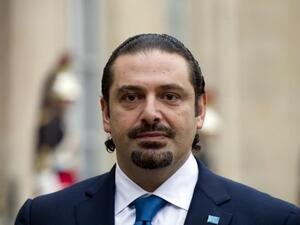 Lebanese Prime Minister Saad Hariri expresses happiness in the new budget. (AFP)