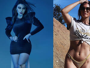 Haifa Wehbe and Chloe Morello