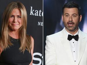 جيمي كيميل وجينيفر أنيستون