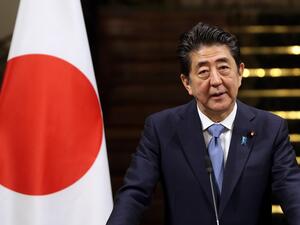 Abe arrived in Tehran on June 12 for a rare diplomatic mission, hoping to defuse tensions between the Islamic republic and Tokyo's ally Washington. (AFP/ File Photo)