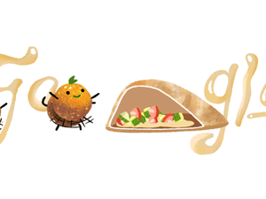 Google Doodle is celebrating what it describes “best thing that ever happened to chickpeas.” (Google)