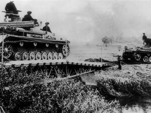 A picture from World War 2 sees Germans tanks invade Poland in 1939. (AFP/ File Photo)