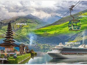 Take advantage of the newest holiday packages and choose from relaxing cruises or quick getaways to Asia, Europe or even local staycations within the UAE.