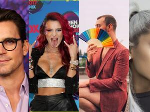 أريانا غراندي وسام سميث وبيلا ثورن ومات بومر