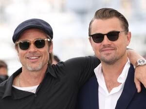 ليوناردو دي كابريو وبراد بيت