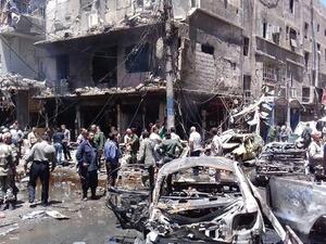 Twin suicide car blast Syria Damascus. (AFP/ File Photo)