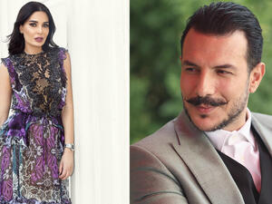 Eagle Films is preparing for a series that has Cyrine alongside Syrian actor Bassel Khaiat in main roles Source cyrineanour basselkhaiat with love Instagram
