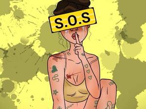 Khadija Okkarou, 17, said members of a "dangerous gang" had kidnapped and held her for two months, raping and torturing her (Twitter)