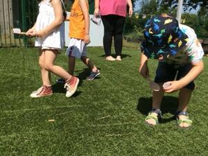 Britain to attempt a Guinness World Record for the largest amount of people participating in an egg and spoon race. (Twitter)