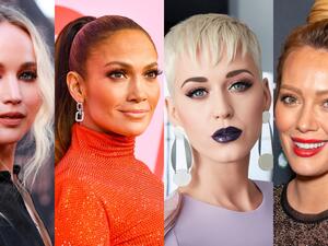 هيلاري داف وكاتي بيري وجينيفر لوبيز وجينيفر لورانس