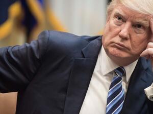 US President Donald Trump attends a meeting about healthcare in the Roosevelt Room at the White House in Washington, DC. (AFP/File)